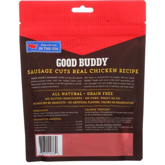 CASTOR & POLLUX: Good Buddy Sausage Cuts Real Chicken Recipe, 5 oz