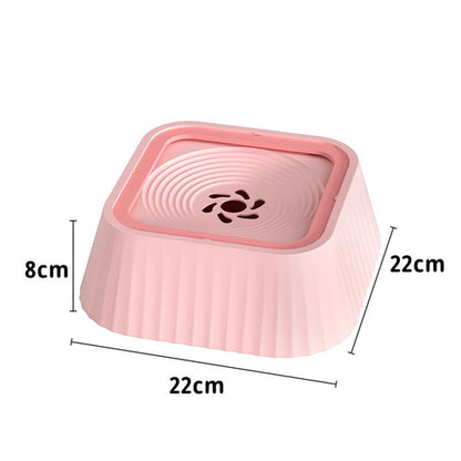 Pets Dog Cat Bowl Floating Bowl Water Drinker Not Wet Mouth Splash