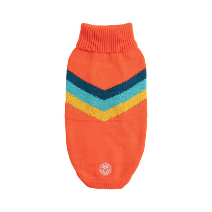 Alpine Dog Sweater Orange