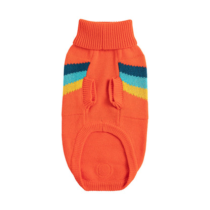 Alpine Dog Sweater Orange
