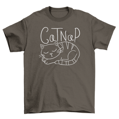 Cat taking a Nap t-shirt