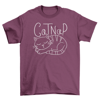 Cat taking a Nap t-shirt