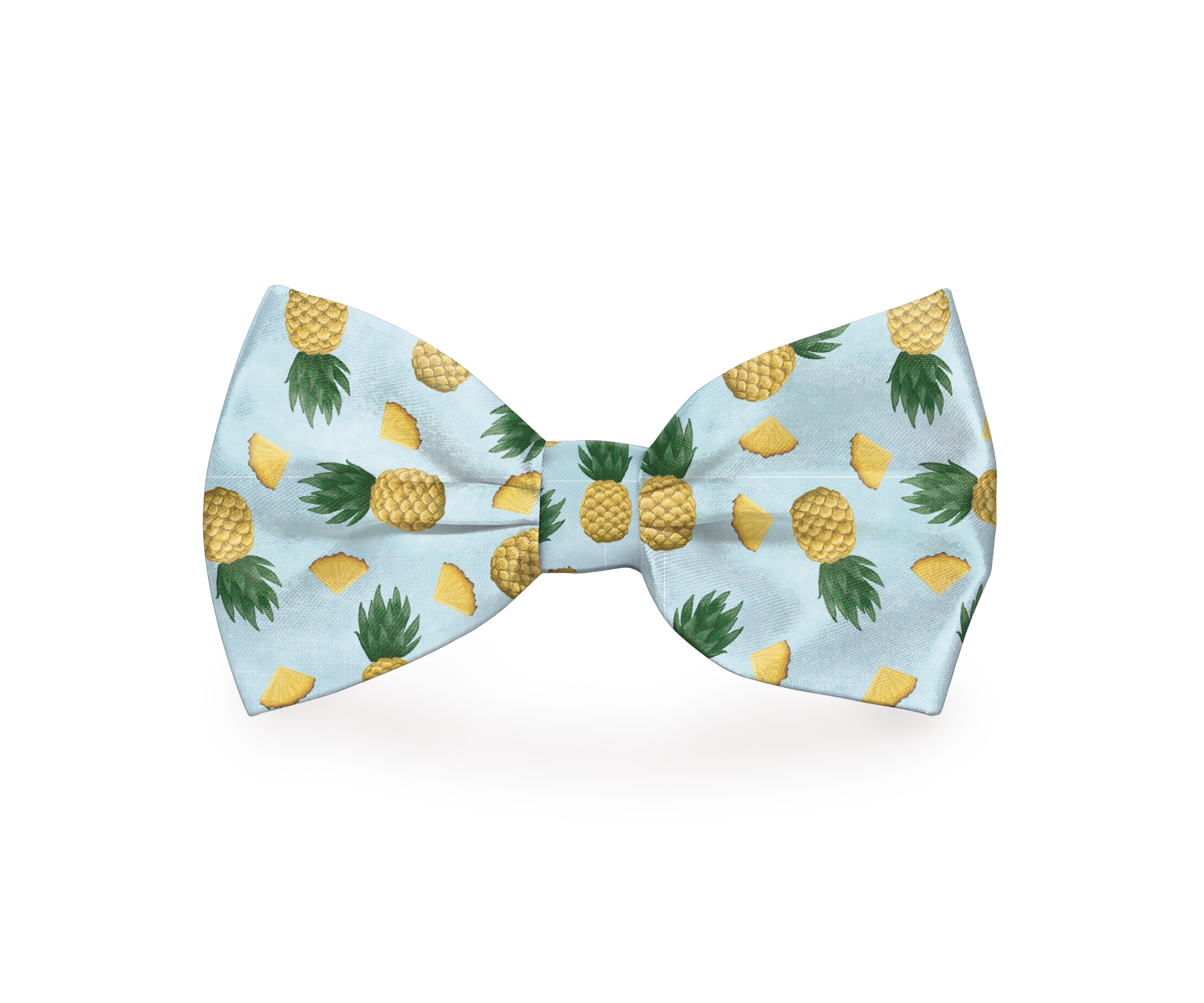 Hot Pineapple Dog Bow Tie