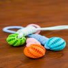 Rubber Ball Chew Toy with Cotton Rope