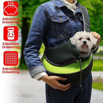Pet Carrier for Dogs Cats Hand Free Sling Adjustable Padded Strap Tote