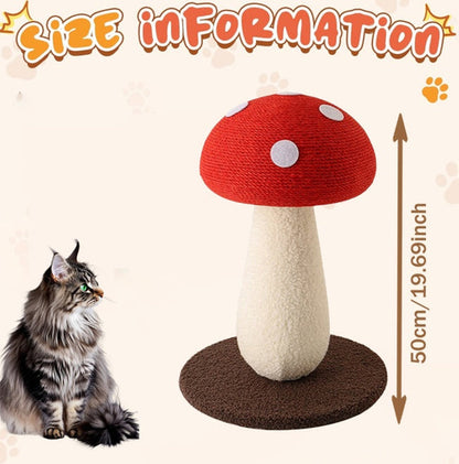 Large Cat Scratching Post, 23.6 Inch L-Shaped Wall-Mounted Cat