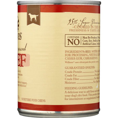 WELLNESS: Dog Food 95% Beef, 13.2 oz