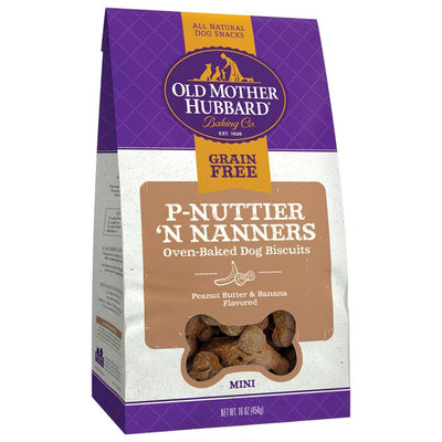 WELLNESS: P-Nuttier N Nanners Biscuits Dog Treats, 16 oz