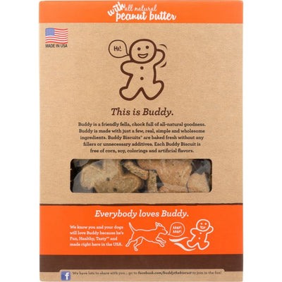 BUDDY BISCUITS: Baked Peanut Butter Dog Biscuits, 14 oz