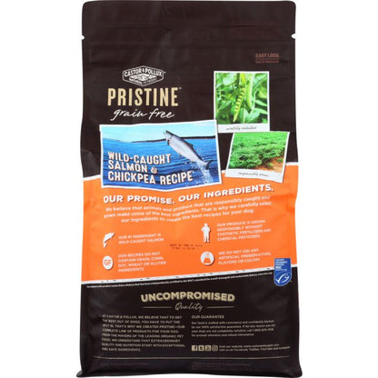 CASTOR & POLLUX: Pristine Grain Free Wild Caught Salmon & Chickpea Recipe, 4 lb