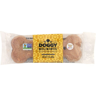 DOGGY DELIRIOUS: Dog Big Bone Peanut Butter, 2 oz