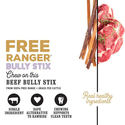 I&LOVE&YOU: Free Ranger Beef Bully Stix Dog Chews, 3.5 oz