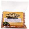 Flukers Freeze-Dried Mealworms for Reptiles, Birds, Tropical Fish, Amphibians and Hedgehogs