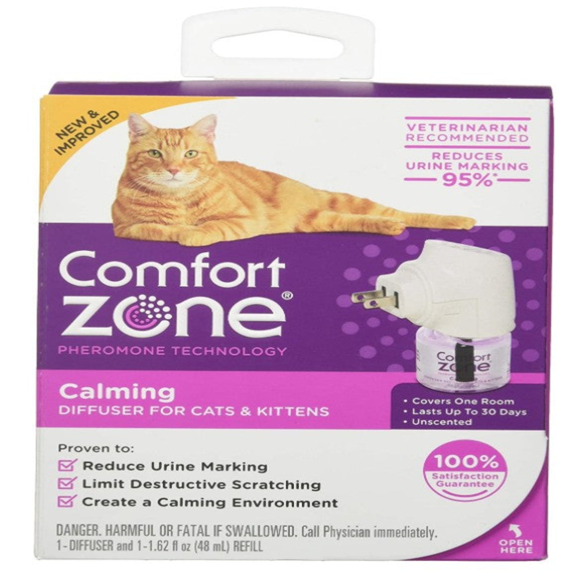 Comfort Zone Calming Diffuser Kit for Cats and Kittens