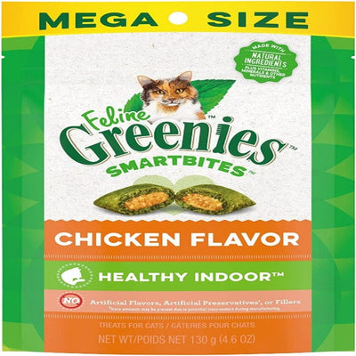 Greenies SmartBites Healthy Indoor Cat Treats Chicken Flavor
