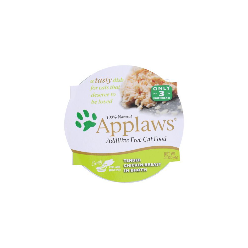 APPLAWS: Cat Food Tender Chicken Breast With Rice, 2.12 oz