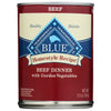 BLUE BUFFALO: Homestyle Recipe Adult Dog Food Beef Dinner with Garden Vegetables, 12.50 oz
