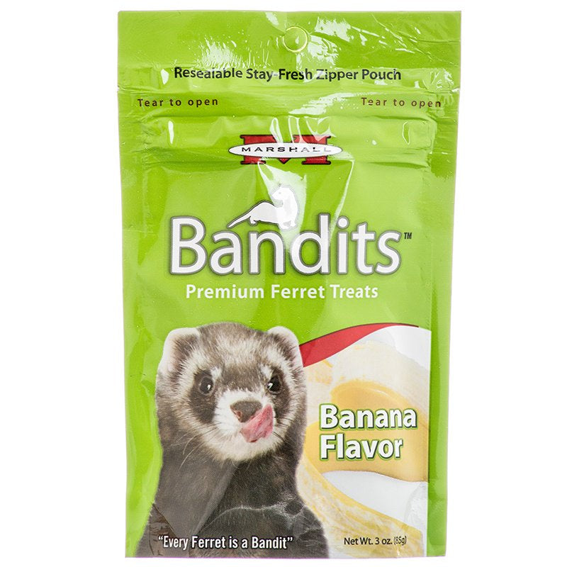 Marshall Bandits Premium Ferret Treats Banana Flavor