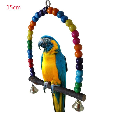 Colorful Bird Cage Swing