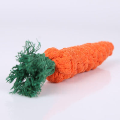 Carrot Shaped Knot Chew Toy, 1 pc