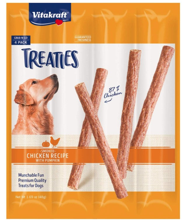 Treaties Smoked Chicken with Pumpkin Grab-n-Go Dog Treats