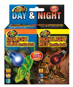 Zoo Med Day and Night Reptile Bulb Combo Pack
